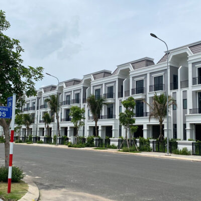 Hình ảnh thực tế nhà phố View công viên dự án