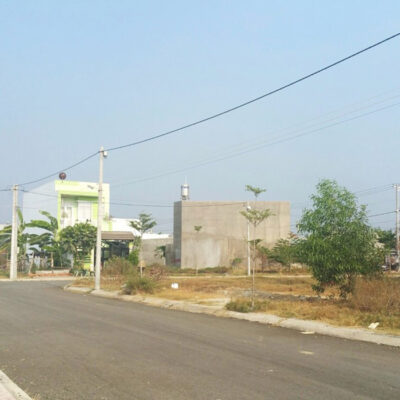 Khu vực đất nền dự án