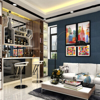Quầy rượu biệt thự