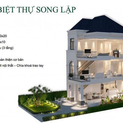 Thiết kế biệt thự song lập