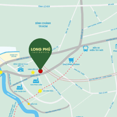 Vị trí dự án Long Phú Villa