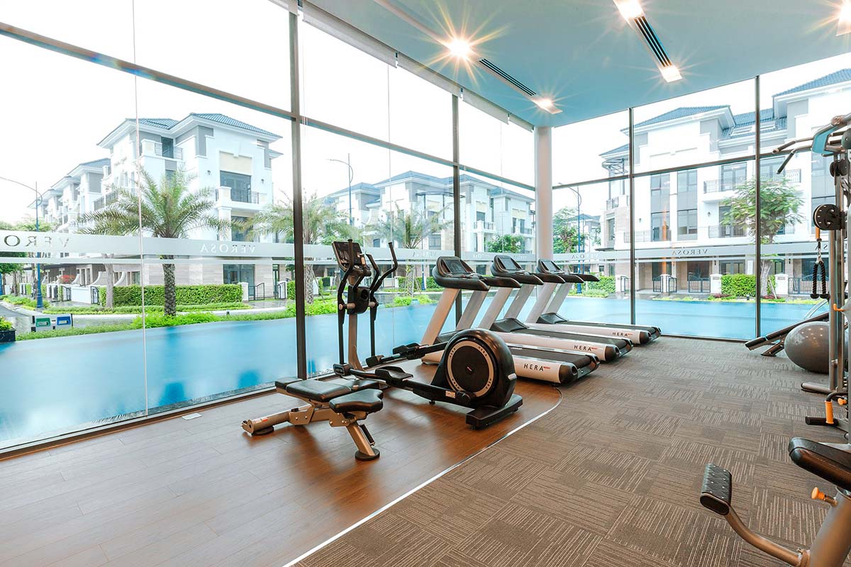 Phòng tập gym yoga hiện đại
