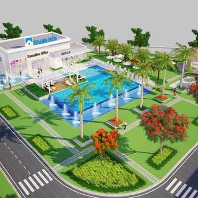 Diện tích cây xanh lớn