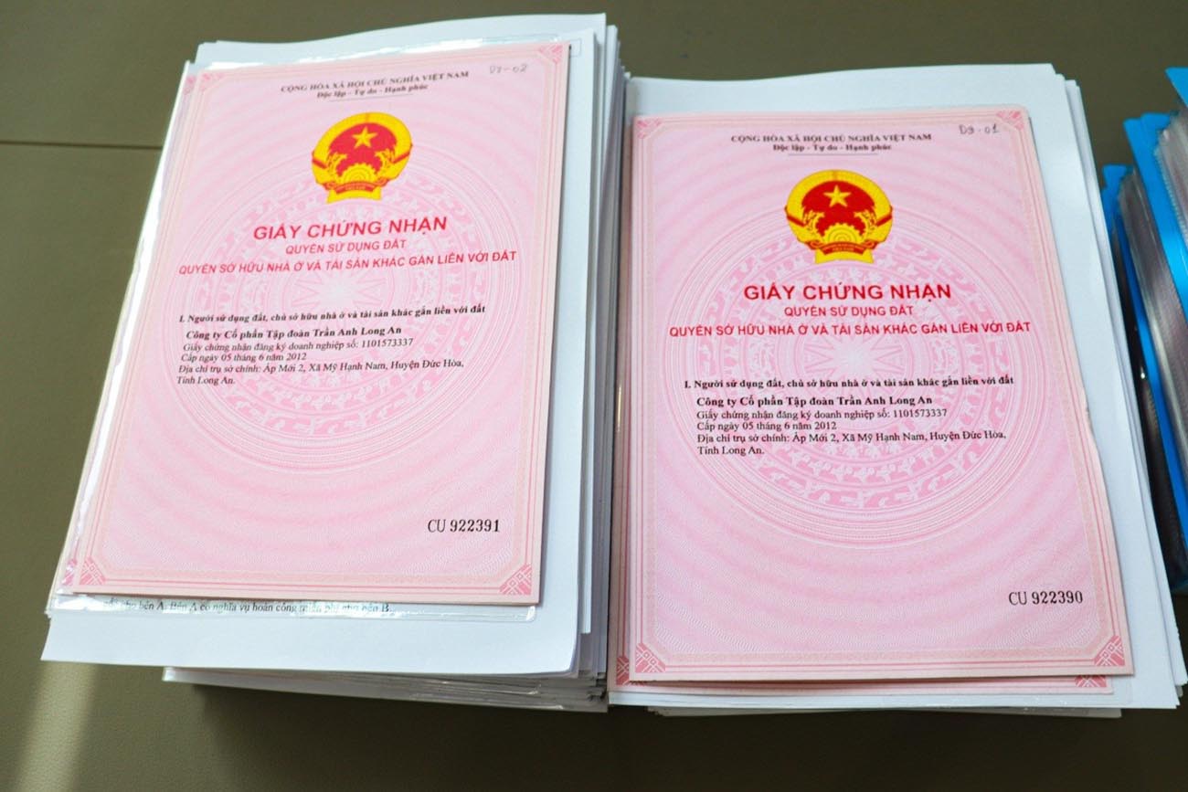 Dự án có sổ hồng pháp lý cho từng cư dân