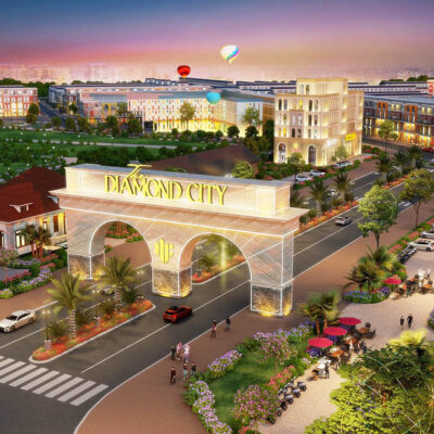 Giá bán dự án The Diamond City - Khu dân cư Quốc Linh mới nhất