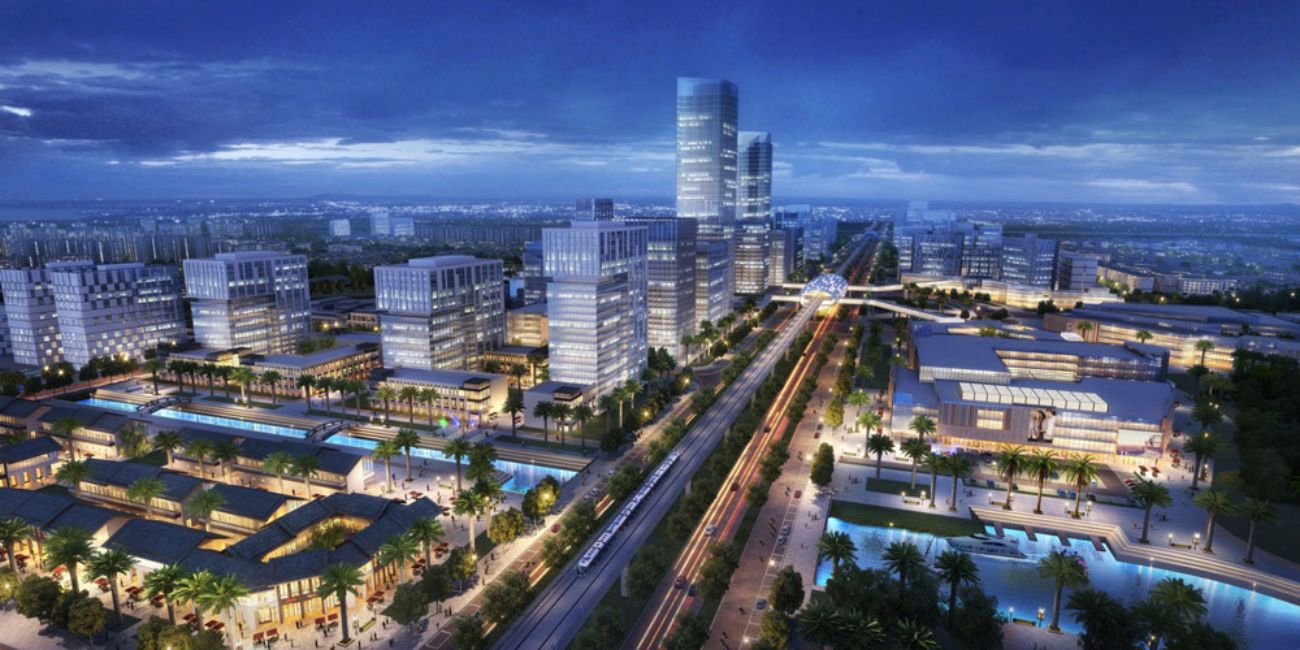Địa hình xung quanh vị trí dự án Swan Park lợi thế