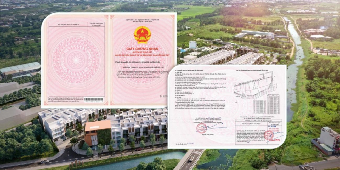 Giấy chứng nhận quyền sử dụng đất của dự án The Meadow Giấy chứng nhận quyền sử dụng đất của dự án The Meadow