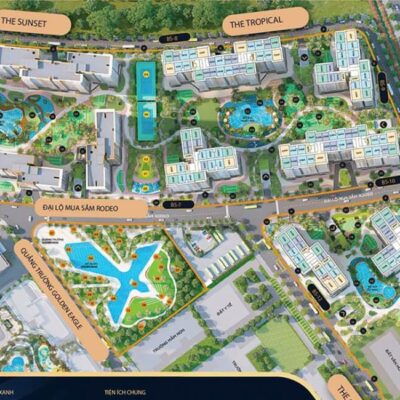 Mặt bằng của căn hộ The Beverly Solari cao cấp