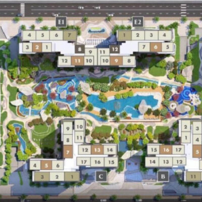 Hình ảnh mặt bằng của dự án căn hộ chung cư Lumiere Boulevard