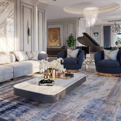 Nội thất bên trong nhà mẫu Manhattan