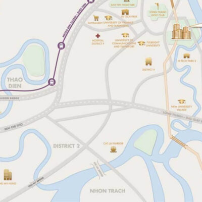 Vị trí dự án Masteri Center Point Quận 9
