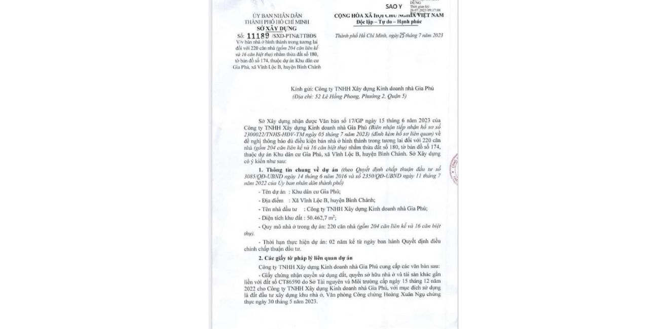 V/v bán nhà ở hình thành trong tương lai với 220 căn nhà The Meadow V/v bán nhà ở hình thành trong tương lai với 220 căn nhà The Meadow